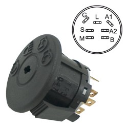 Contacteur a cle adaptable a Murray 94762 MTD 725-1741 - AYP 175566