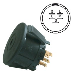 Contact a cle adaptable a AYP 175567 adaptable a John deere AM122881