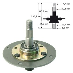 Palier adaptable a MTD 717-0906