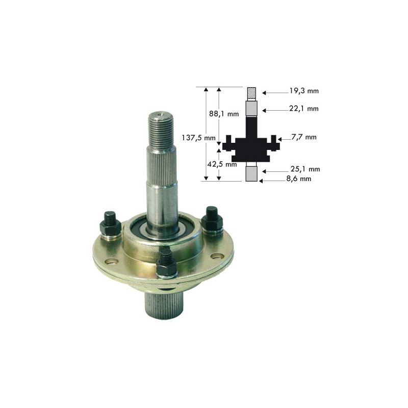 Palier adaptable a MTD 717-0900