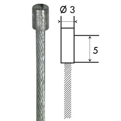 Câble gaz tête goupille