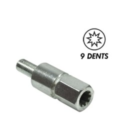 Insert renvoi d'angle 9 dents