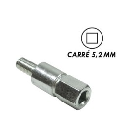 Insert renvoi d'angle carré  5.2 mm