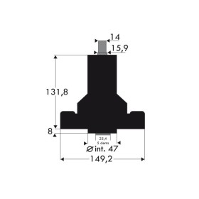 Palier de lame adaptable a AYP  remplace 130794 181857