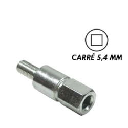 Insert renvoi d'angle carré de 5.4mm