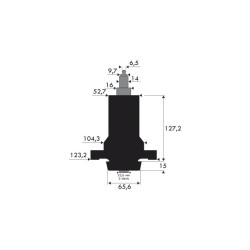 Palier adaptable a AYP remplace 187292-192870 pour 42"