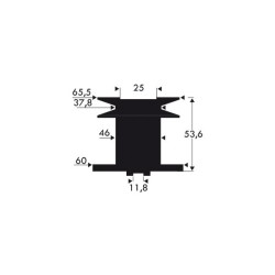 Support adaptable a Marazzini 10120200 (sans ergots) Diam 22.2