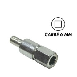 Insert renvoi d'angle carré de 6 mm