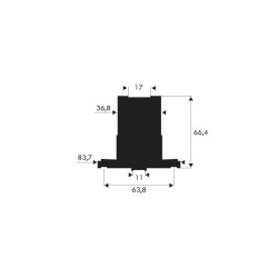 Support lame adaptable a Castelgarden T430/480   remplace 22463187/1