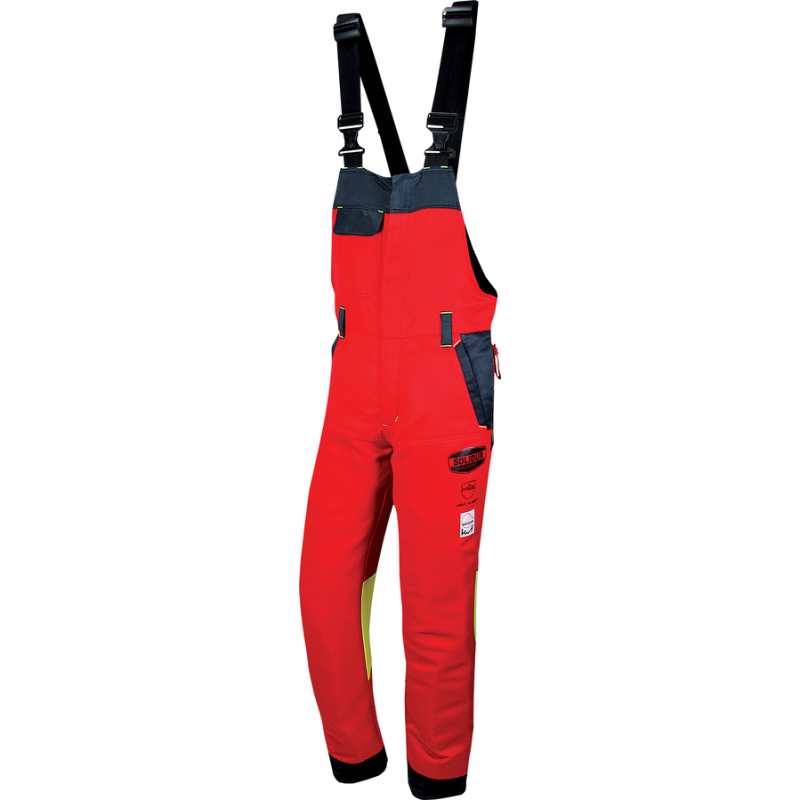 SALOPETTE AUTHENTIC rouge - Taille XL