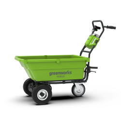 Chariot brouette de jardin Greenworks 40V