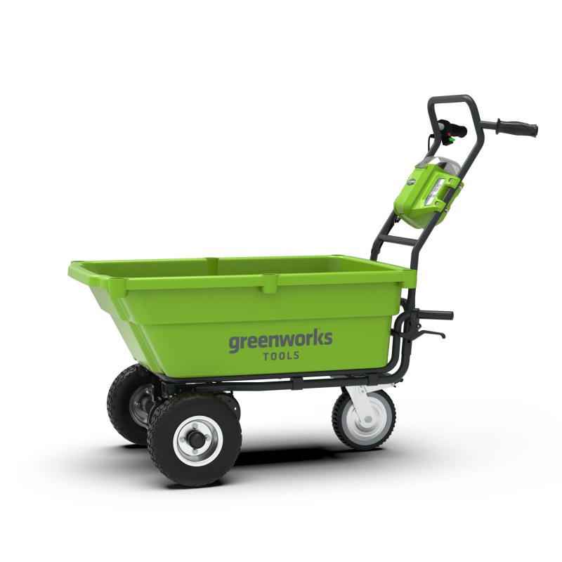 Chariot brouette de jardin Greenworks 40V